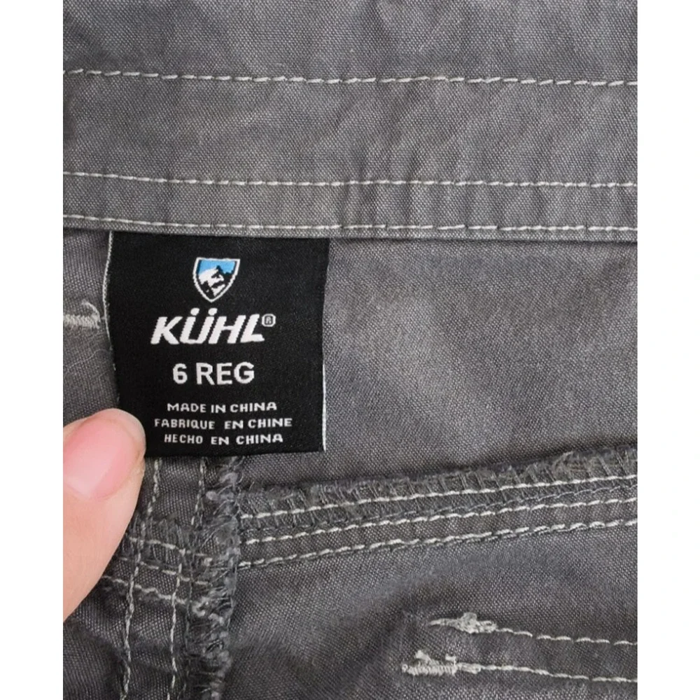 Kuhl Splash Roll-Up Pant Women's 6 Grey Relaxed Fit (31